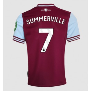 Billiga West Ham United Crysencio Summerville #7 Hemmatröja 2024-25 Kortärmad